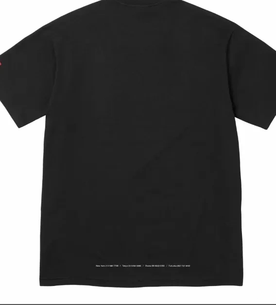 S-XL Tunnel Short White Sleeve and T-shirt Space Tee SS24 Black Tunnel Time 0711